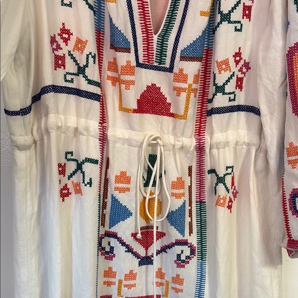 Farm Rio Embroidered Midi Dress - Picture 5 of 10